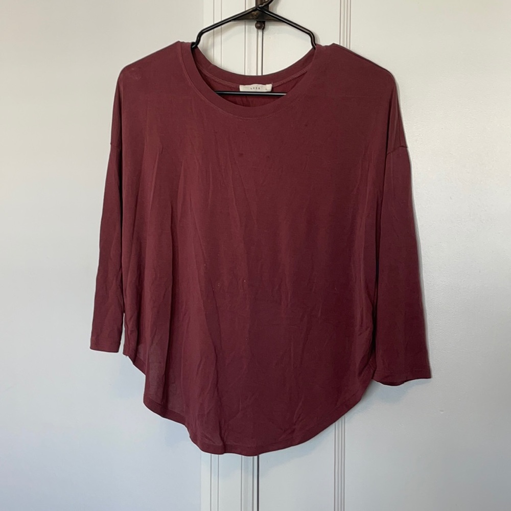 Maroon Casual High Low Top